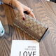 Kuqidishu Women's Wallet 2024 Nouveau portefeuille à la mode Long Niche Design Sac de carte multi-cartes simples Portefeuille de grande capacité