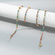 Chuanjitian glasses chain, women, creative color series gravel glasses rope, women's sunglasses anti-loss neck, reading glasses chain, color