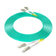 Glasfaserfaserfaser Flexibler Jumper 10 Gigabit Multimode OM3 Faser faserflexibler Feuchtigkeitsfeuchtigkeitsdrahtdraht Faser Multimode OM3 Doppel-Core-Jumper LC-LC (TM) 5 Meter