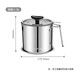 SUPOR Oil Filter Pot 304 Stainless Steel Large Capacity Comes with Filter Anti-Leakage Oil Bottle 1.25L KG13AV10