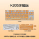 罗技（Logitech）K835机械键盘有线游戏电竞键盘84键电脑办公键盘个性pbt键帽送男生女友礼物 K835冰橙键帽版 红轴