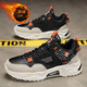 
Mountain Flower Creek [optional with velvet] Men's shoes for autumn and winter new cotton shoes for sports and casual running thick soles and versatile dad's trendy shoes for black orange plus velvet [regular version]-2601m 39
