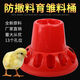Vulgare chick brooding anti-spreading bucket box automatic feeding leakage automatic chicken feeding artifact pigeon feeding bucket racing pigeon quail 13-bit anti-sprinkling bucket large round 10 pcs