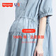 
Fisher-Price (Fisher-Price) American Fisher maternity dress spring and summer new style dress pure cotton breastfeeding clothes fashionable maternity dress women fashionable summer dress cloud blue dress M[100-120Jin[Jin equals 0.5 kg] suitable for wearing]