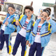Tongran School Uniform set para estudiantes de escuela primaria Clase de otoño Uniforme para niños ropa de jardín de infantes de jardín de jardín
