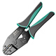 Shengda ratchet labor-saving terminal crimping pliers 10WF (0.25-10mm) crimping pliers cold-pressed terminal pliers wiring pliers