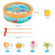 Fuhaier Wooden Magnetic Fishing Educational Toys for Infant Boys and Girls Intellectual Early Education Enlightenment 1 Development 2 Two 3 Years Old 4 Baby
