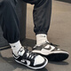 耐克（NIKE）男鞋 Dunk Low街头潮流黑白熊猫 白红 休闲轻便运动板鞋滑板鞋 DD1391-100 黑白熊猫 41