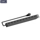 GWGJ PDU cabinet socket 10 positions 10A1U19 inches aluminum alloy power strip terminal block 3*1.5 2 meters cable with 10A plug