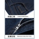 
Yalu men's denim shorts men's summer thin casual cropped pants trendy brand loose straight men's mid-trousers summer new men's pants 9850 blue 33 (two feet six waist circumference)