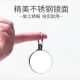 5.0大号户外防盗防丢易拉得全铁金属伸缩扣证件卡套腰卡扣工作证胸牌夹子锌合金易拉扣定做LOGO 9928黑色伸缩扣3.2cm+随机滴胶 1个