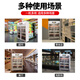 喜莱盛 展示柜冷藏移动门 饮料柜滑门商用冰箱立式保鲜柜便利店超市冰柜啤酒柜冷饮柜 双门-滑动门 高端蓝白688L 直冷