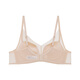 Aimeili bra women's underwear new gauze nude feeling no support no steel ring 3/4 thickened mold cup bra IM17BNA1 skin color C3A 70B