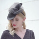 EE Fashion Top Hat Mesh Retro Elegant Headband for Women Black M(56-58cm)