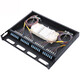 Hainii FCSCST12-Port 24-Port-Faseranschluss-Box-Verteilungsrahmen Ein-Mode-Einzel-Fit-1U-Rack-Rack 12-Kern-24-Kern-Optikkabel Fusion Fusion Liring Box Anschlussbox Dicked SC48-Core 1U Single-Mode-Einzelmodus mit Fusion Tail Faser Flansch geschlossener Typ 1 1