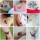 [100 photos] Tattoo stickers for women waterproof and sweat-proof small fresh rose flower butterfly arm calf ankle clavicle simulation tattoo sticker tattoo sun protection gloves forgive color sleeve