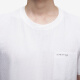 Jinba Herrenbekleidung 2025 Frühlings- und Sommer Neues Produkt Herrenrunde Nacken Kurzarm Textur Weiß T-Sleeve Btce1342 White S (165)
