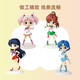 Bandai Sailor Moon Figure Model Collection Ornamente Cartoon Trendy Toys Friends Friends Geschenke Super Sailor Mars (b) 16805