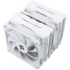 Thermalright Peerless Assassin 120 WHITE air-cooled radiator AGHP 6 heat pipe twin towers with top cover dual C12W fans PA120 WHITE
