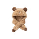 
David BELLA (DAVE/BELLA) Autumn and Winter Warm Cartoon Girls Hat Boys Ear Protection Hat Children Baby Pullback Hat Infant and Toddler Lei Feng Hat Windproof Khaki [DBM15618] 50 (Suggested hat circumference is about 48-52cm)