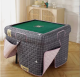 Tianjing fully automatic mahjong machine fire cover, heating cover, tablecloth cover, thickened fire quilt apron, small flower deer-mahjong table cover 95*95*75cm high (93-97cm