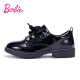 Barbie BARBIE children's shoes autumn children's shoes princess style spring and autumn single leather casual girls' small leather shoes 3120 black size 32