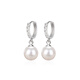 Qlady Freshwater Pearl Earrings Women's Fashionable Silver Pearl Earrings Light Luxury Earrings Earrings Mother's Birthday Gift