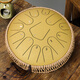 
hluru Luru Ethereal Drum 12 inch 13 tone hollow drum children students beginner adult professional percussion instrument gift [triangle style] 12 inch 13 tone stone green + stand + big gift bag