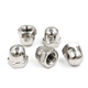 Deqi 304 stainless steel cap nut DIN1587 decorative screw cap round head nut nut M8 (10 pieces)