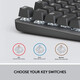 Logitech K845 Проводная светящаяся механическая клавиатура + M510 Беспроводная компьютерная бизнес -офис Daily Black Black