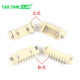 Horizontal vertical patch socket 1.25mm pitch 2P/4/5/6/8/9/10-12P SMT connector horizontal patch 8P (10 pcs)