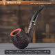 
Sharphan (SAVINELLI) imported handmade pipe heather wood century-old Roman P104 traditional filter mouth smoke for bucket Father's Day gift 677 bucket shape (classic brandy)