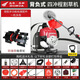 Wuyang-Honda lawn mower, multi-functional four-stroke backpack lawn mower, small household land reclamation and weeding god, backpack type + hoeing wheel + gift bag