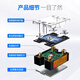 
XMSJ40A solid state relay 220V AC small 12V24V100a DC-controlled AC single-phase SSR-1D4840 Single-phase DC-controlled AC 10DA Single-phase 10DA