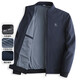 Woodpecker (Tucano) Daddy Jacket Spring und Herbst mittlere Casual Jacket 40 Jahre alt 50 Jahre 50 mittleren und älteren Herren-Großvaters Anzug Spring N9719 Blue L 175 [Empfohlen 100-125 Jin [Jin gleich 0,5 kg]]