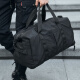Xingxi Bolsa de fitness húmeda y seca Bolsa de viaje Handheld Travel Sports Bolsos cruzados de hombres Gran capacidad Bolsa de viaje de negocios Bolsa de almacenamiento Negro gran tamaño