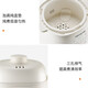 Joyoung electric stew pot small capacity 1L household baby porridge pot baby food supplement pot soup bird's nest electric stew pot water-proof stew household white porcelain multi-function pot GD107 (steamer type) 1L