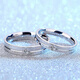 Centenary-old Fenxiang Jewelry 950 platinum ring for a man and a woman, a couple, a platinum diamond ring, a smooth ring, a gift for your girlfriend, the eternal love ring for women (need to keep silent and note the number)