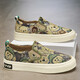 VISTURSI brand canvas shoes for men 2025 new summer breathable sports and casual lazy Doudou old Beijing cloth shoes one-legged [main picture] green 41