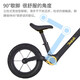 Qi Xiaobai balance bike without pedal bike 2-7 year old baby scooter pneumatic wheel blue