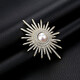 Yite Brooch Women's High-end Pearl Corsage High-end Suit Coat Niche Design Exquisite Hat Sweater Pin Accessories Silver