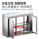 Sensen fish tank aquarium living room smart floor-standing medium-sized bottom filter household glass goldfish tank ecological lazy person crescent white ED wall-mounted model length 80*width 35*tank height 65/cabinet height 80cm