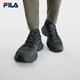 斐乐（FILA）蕨草鞋FERN男鞋户外老爹鞋休闲鞋时尚舒适运动鞋 阴影灰/黑-DB 42