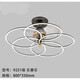 JPhznb Room Lüfter Lichter Schlafzimmer Wohnzimmer Dining Guangdong Zhongshan Ancient Town Lampe Nordisch kreatives stiller Lüfter Licht 9195 Schwarz absorbierende dreifarbige lichtveränderte Fernbedienung