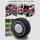Dalis Children's Electric Vehicle Four-Wheel Children's's Car Children's Children's Children's Toy Car Chalf-Up Blanche Super Batterie + MP4 + Roue moussante de siège en cuir