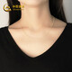 China Gold 18K Gold Necklace Twist Chain Plain Chain Women's Birthday Gift for Wife and Mom About 0.7g