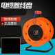 Chuangliheng portable cable reel roller reel empty reel reel cable reel drag reel spool wire reel take-up black plastic anti-fall no socket cable reel