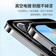 Hongzhuo Applicable to Apple 11 mobile phone case iPhone11 protective case Full-inclusive lens transparent electroplating anti-fall solid color simple TPU soft shell men and women graphite black