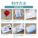 HaLODN [On the same day/next day] Flower desiccant handmade DIY dried flower desiccant immortal flower specimen dry sand Flower desiccant 1Jin [Jin equals 0.5 kg] Set [dry box + sand-drying spoon + small brush]