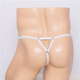 Guiruo Herren -Tanga ein Riemen sexy transparente Bag Gun Bullet separate Eisen Randspitzen Physiologische Höschen Männer rote Uniform Größe